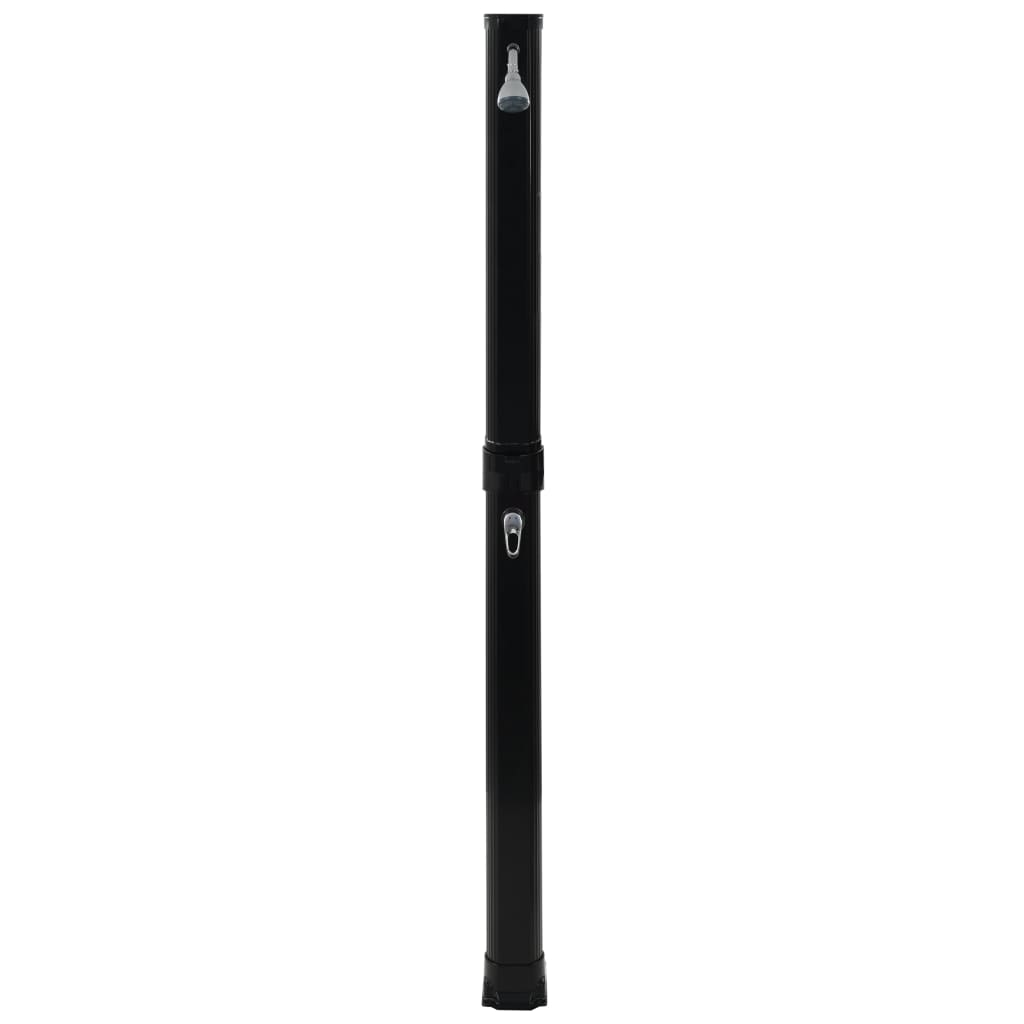 Doccia ad Energia Solare Pieghevole 214 cm 23 L Nero - homemem39