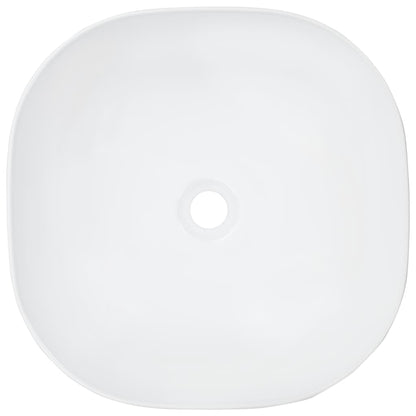 Lavandino 42,5x42,5x14,5 cm in Ceramica Bianco - homemem39