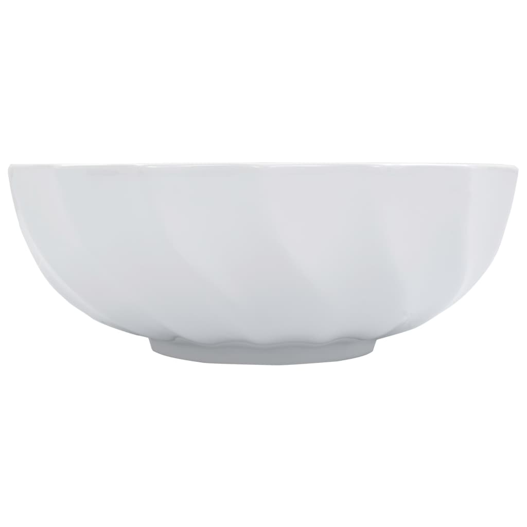 Lavandino 46x17 cm in Ceramica Bianco - homemem39