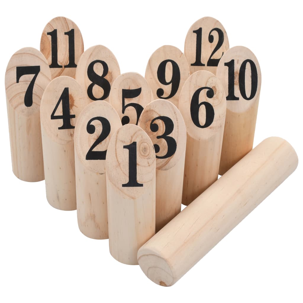 Set di Giochi in Legno Kubb Numerici - homemem39