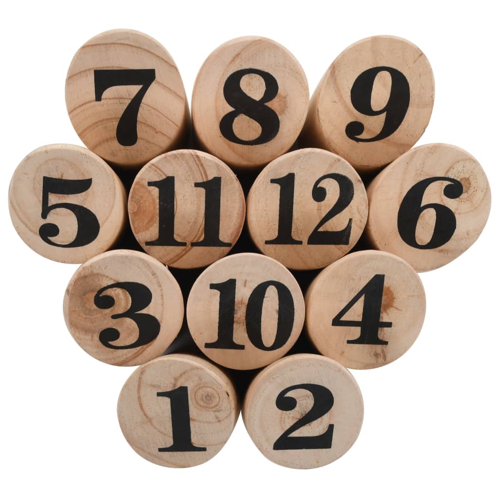 Set di Giochi in Legno Kubb Numerici - homemem39