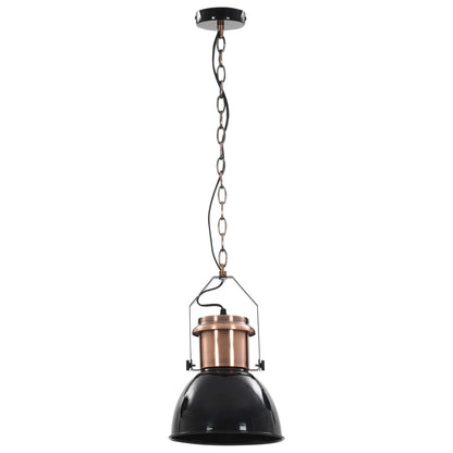 Lampade da Soffitto 2 pz Nero Tondo E27 - homemem39