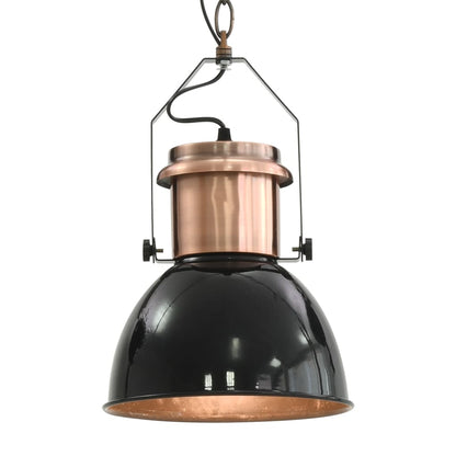 Lampade da Soffitto 2 pz Nero Tondo E27 - homemem39