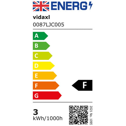 Lampade da Parete da Esterno a LED 2 pz 3 W Nere Quadrate - homemem39