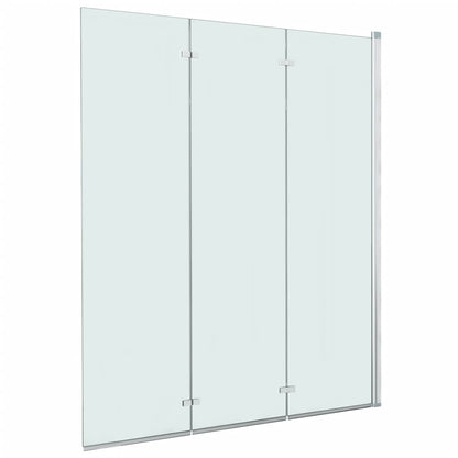 Box Doccia Pieghevole a Libro 3 Pannelli in ESG 130x138 cm - homemem39