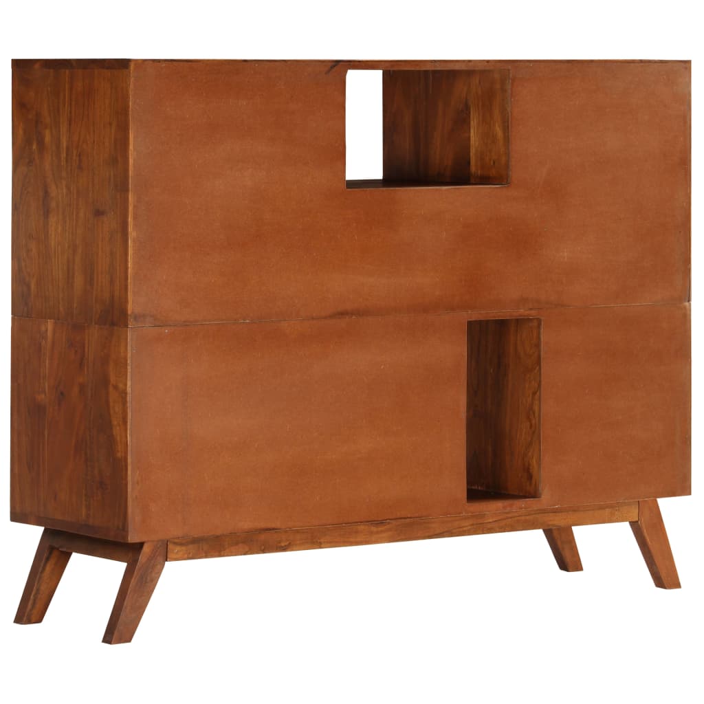 Credenza 115x35x86 cm Legno Massello di Acacia - homemem39