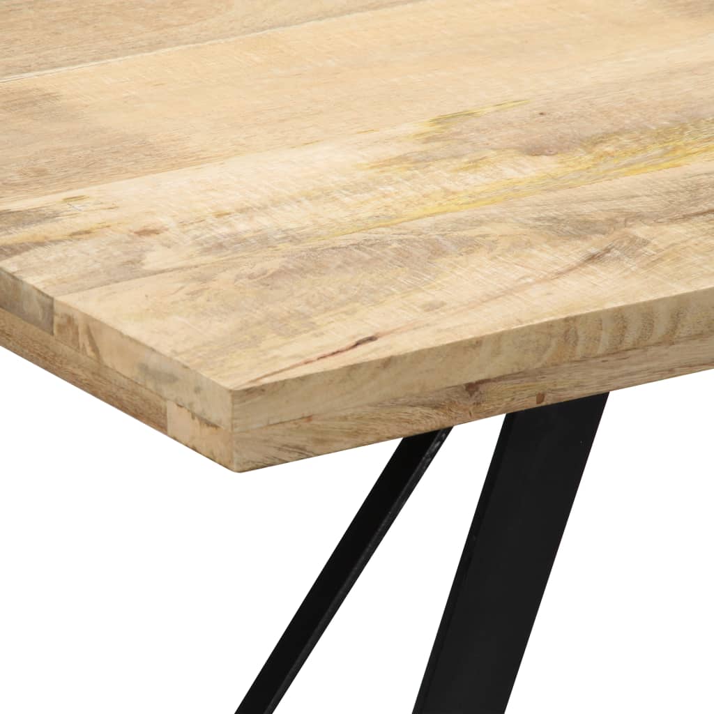 Tavolo da Pranzo 140x80x76 cm in Legno Massello di Mango - homemem39