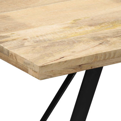 Tavolo da Pranzo 140x80x76 cm in Legno Massello di Mango - homemem39