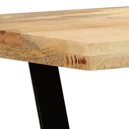 Panca 110 cm in Legno Massello di Mango - homemem39