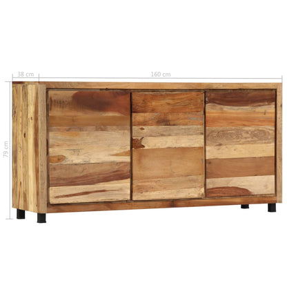 Credenza 160x38x79 cm in Legno Massello di Recupero - homemem39