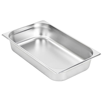 Contenitori Gastronorm 4 pz GN 1/1 100 mm in Acciaio Inox - homemem39