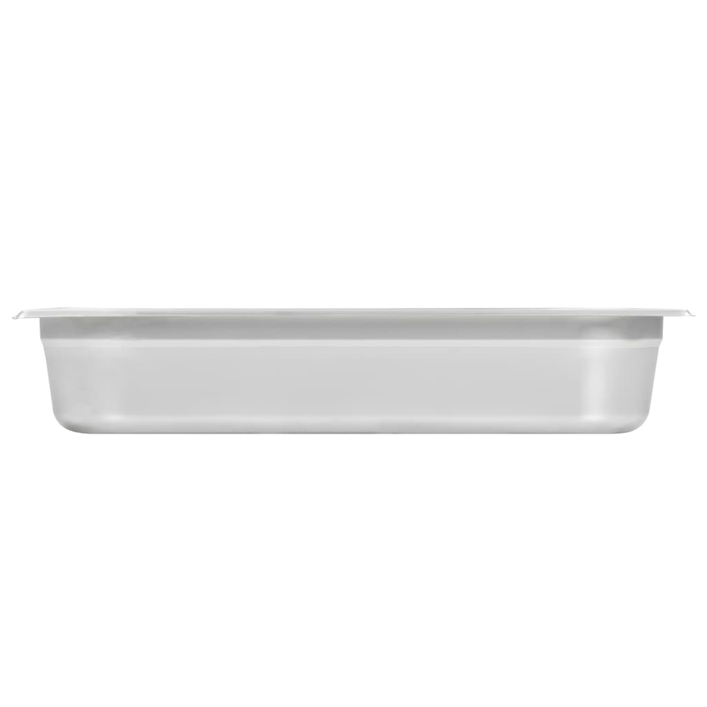 Contenitori Gastronorm 4 pz GN 1/1 100 mm in Acciaio Inox - homemem39