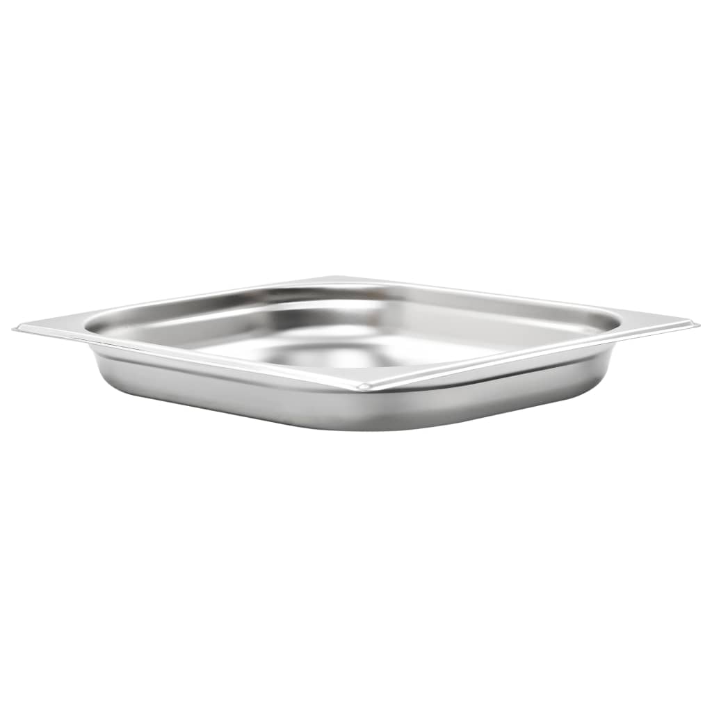 Contenitori Gastronorm 8 pz GN 1/2 40 mm in Acciaio Inox - homemem39