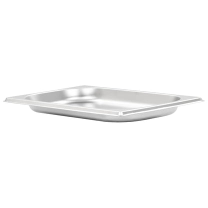 Contenitori Gastronorm 12 pz GN 1/4 20 mm in Acciaio Inox - homemem39