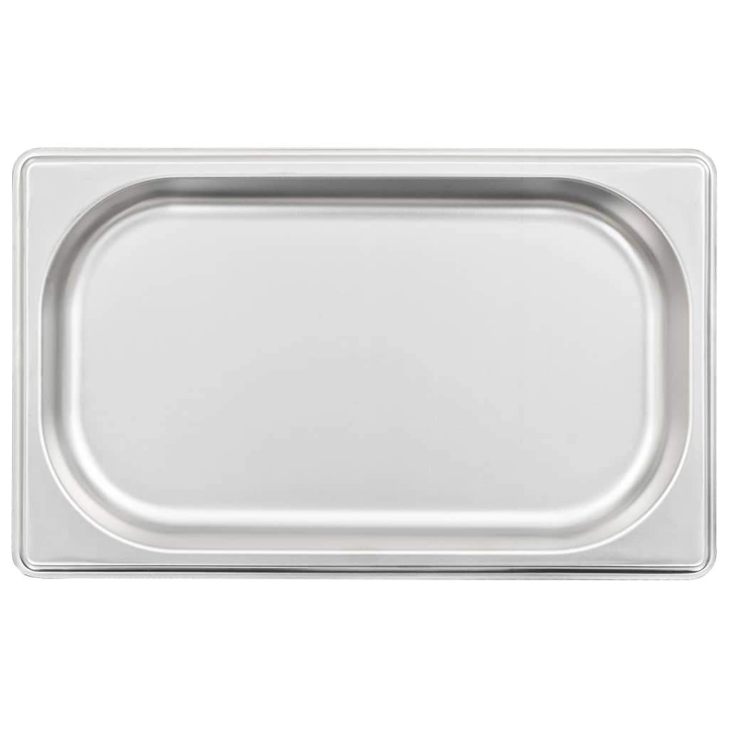 Contenitori Gastronorm 12 pz GN 1/4 20 mm in Acciaio Inox - homemem39