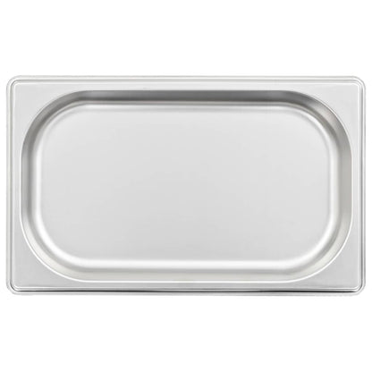 Contenitori Gastronorm 12 pz GN 1/4 20 mm in Acciaio Inox - homemem39