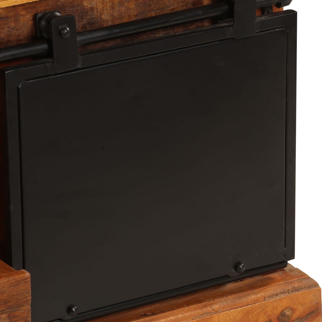 Mobile Porta TV 110x30x45 cm in Legno Massello di Recupero - homemem39