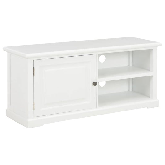 Mobile Porta TV Bianco 90x30x40 cm in Legno - homemem39