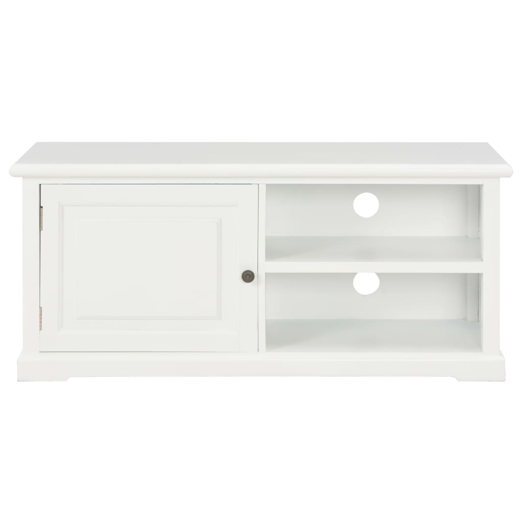 Mobile Porta TV Bianco 90x30x40 cm in Legno - homemem39