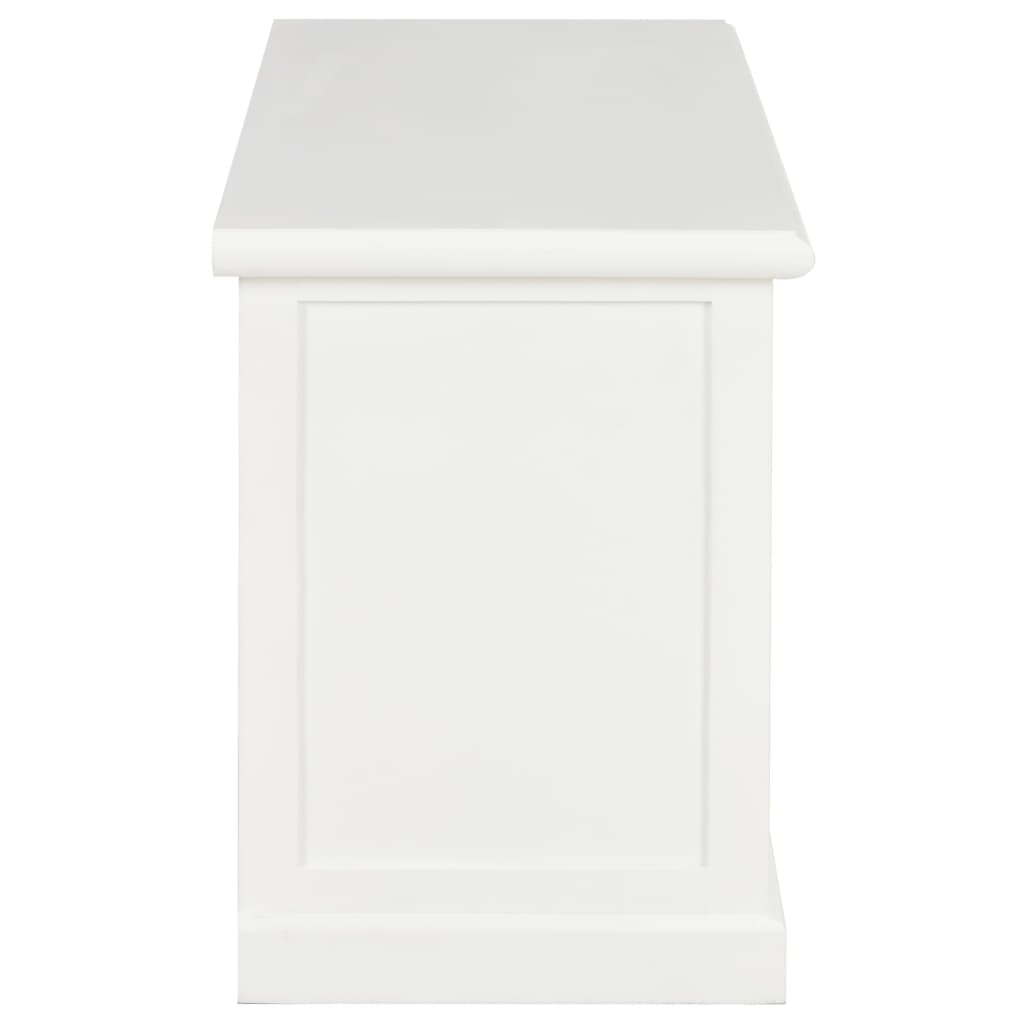 Mobile Porta TV Bianco 90x30x40 cm in Legno - homemem39