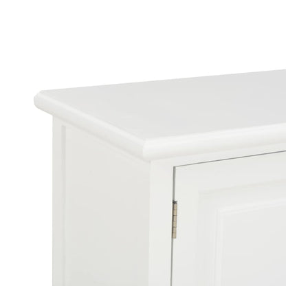 Mobile Porta TV Bianco 90x30x40 cm in Legno - homemem39