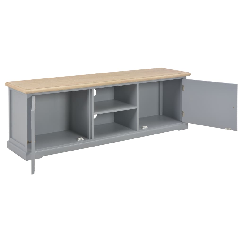 Mobile Porta TV Grigio 120x30x40 cm in Legno - homemem39