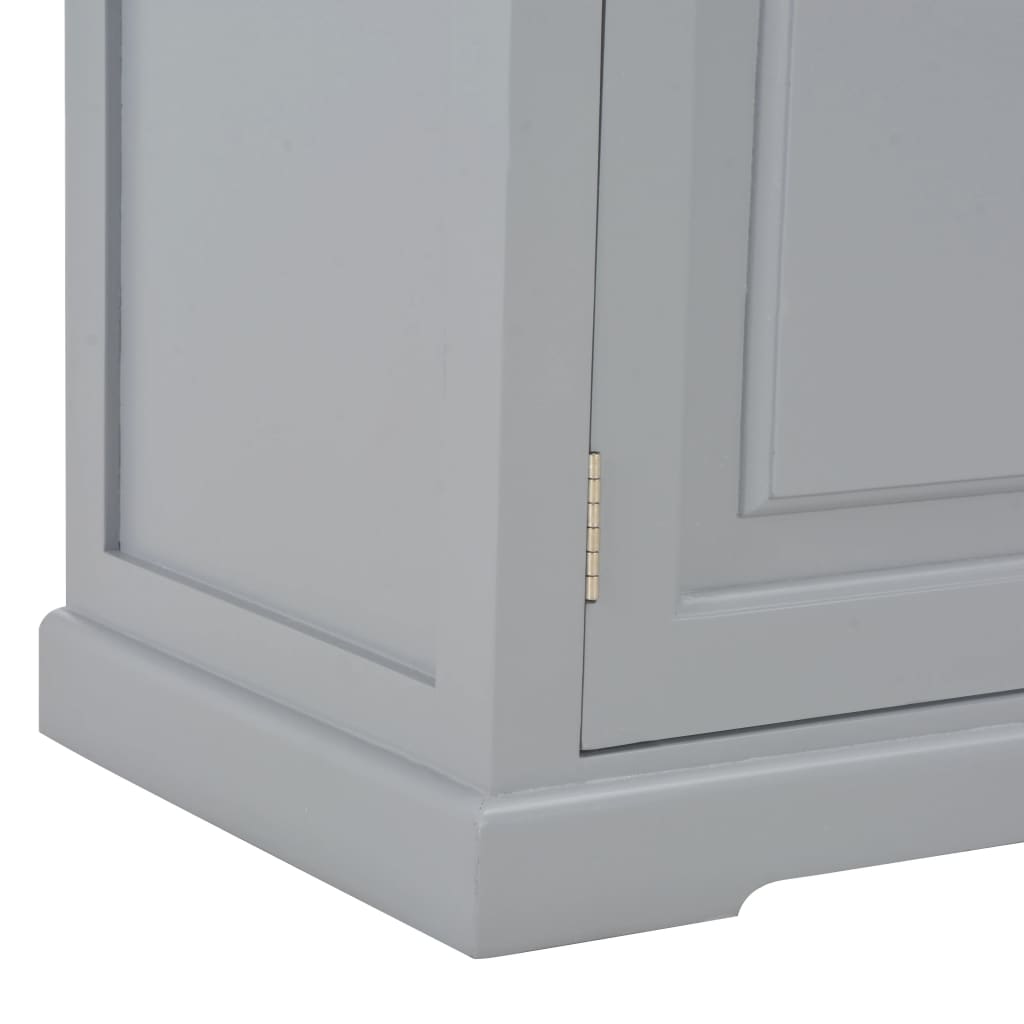 Mobile Porta TV Grigio 120x30x40 cm in Legno - homemem39