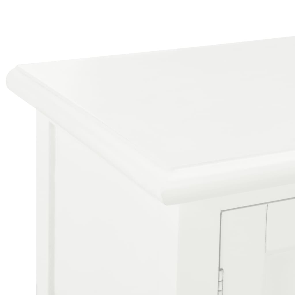 Mobile Porta TV Bianco 120x30x40 cm in Legno - homemem39