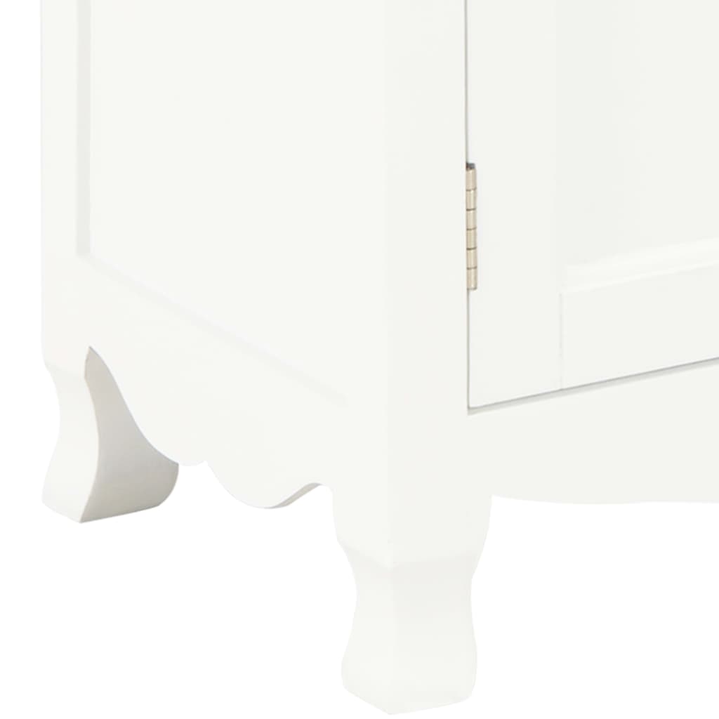 Mobile Porta TV Bianco 120x30x40 cm in Legno - homemem39