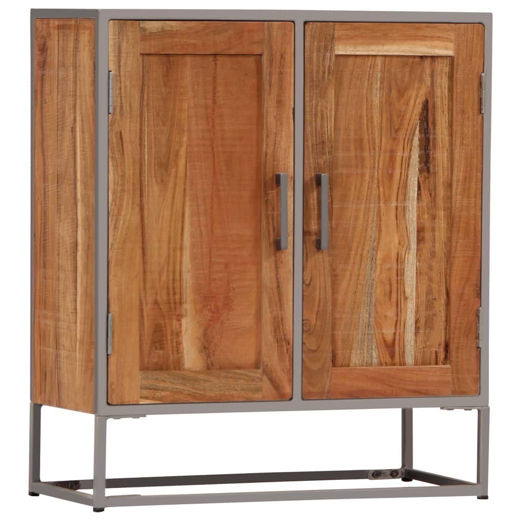 Credenza 65x30x75 cm in Legno Massello di Acacia - homemem39