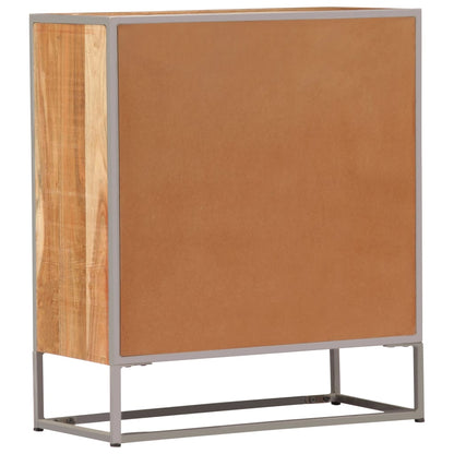 Credenza 65x30x75 cm in Legno Massello di Acacia - homemem39