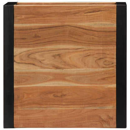 Tavolino da Caffè 60x60x40 cm in Legno Massello di Acacia - homemem39