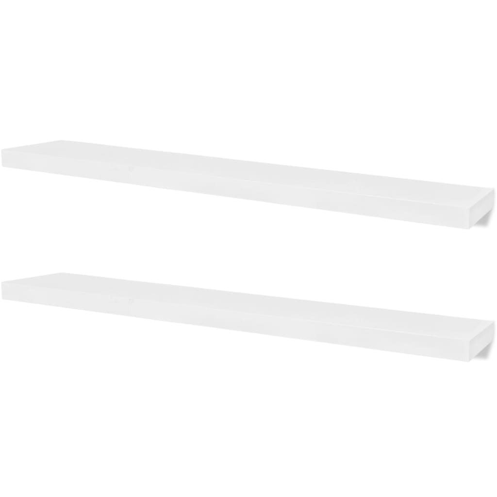 Mensole a Parete 4 pz Bianco 120 cm - homemem39