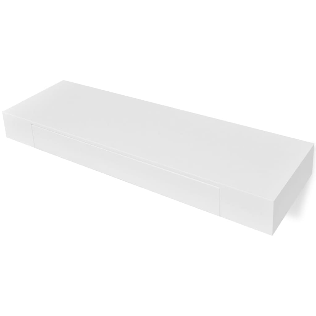 Mensole con Cassetti 2 pz Bianco 80 cm - homemem39