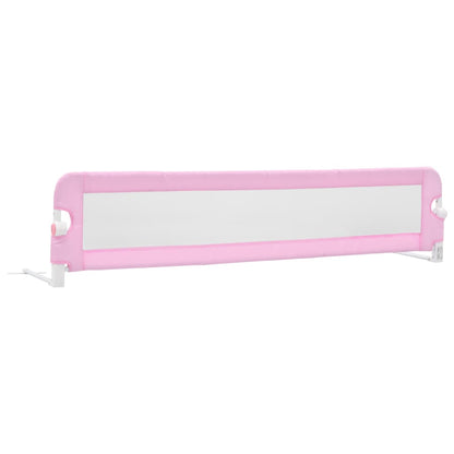 Sponde Letto di Sicurezza per Bambini Rosa 180x42cm Poliestere - homemem39