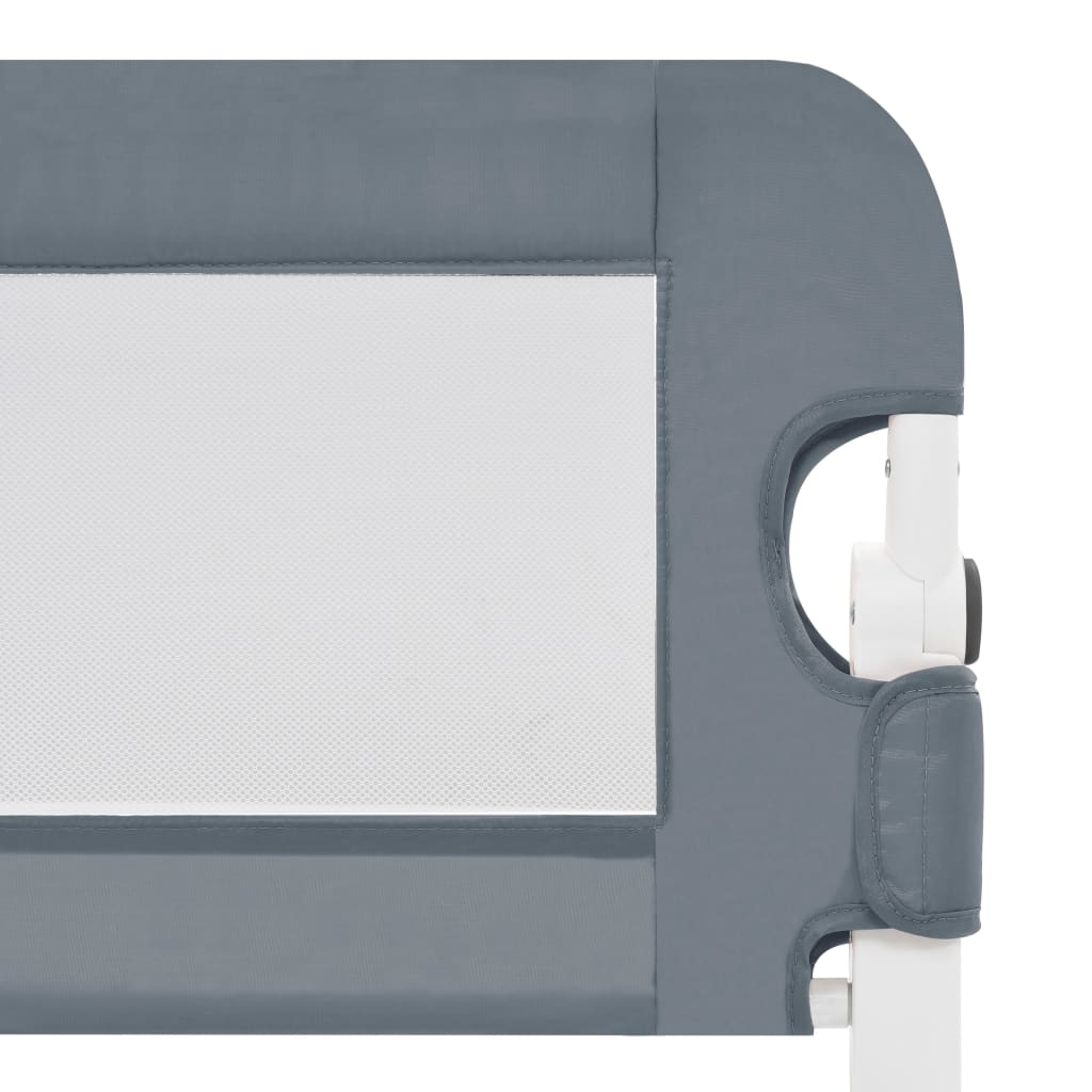 Sponde Letto di Sicurezza Bambini Grigio 120x42cm Poliestere - homemem39