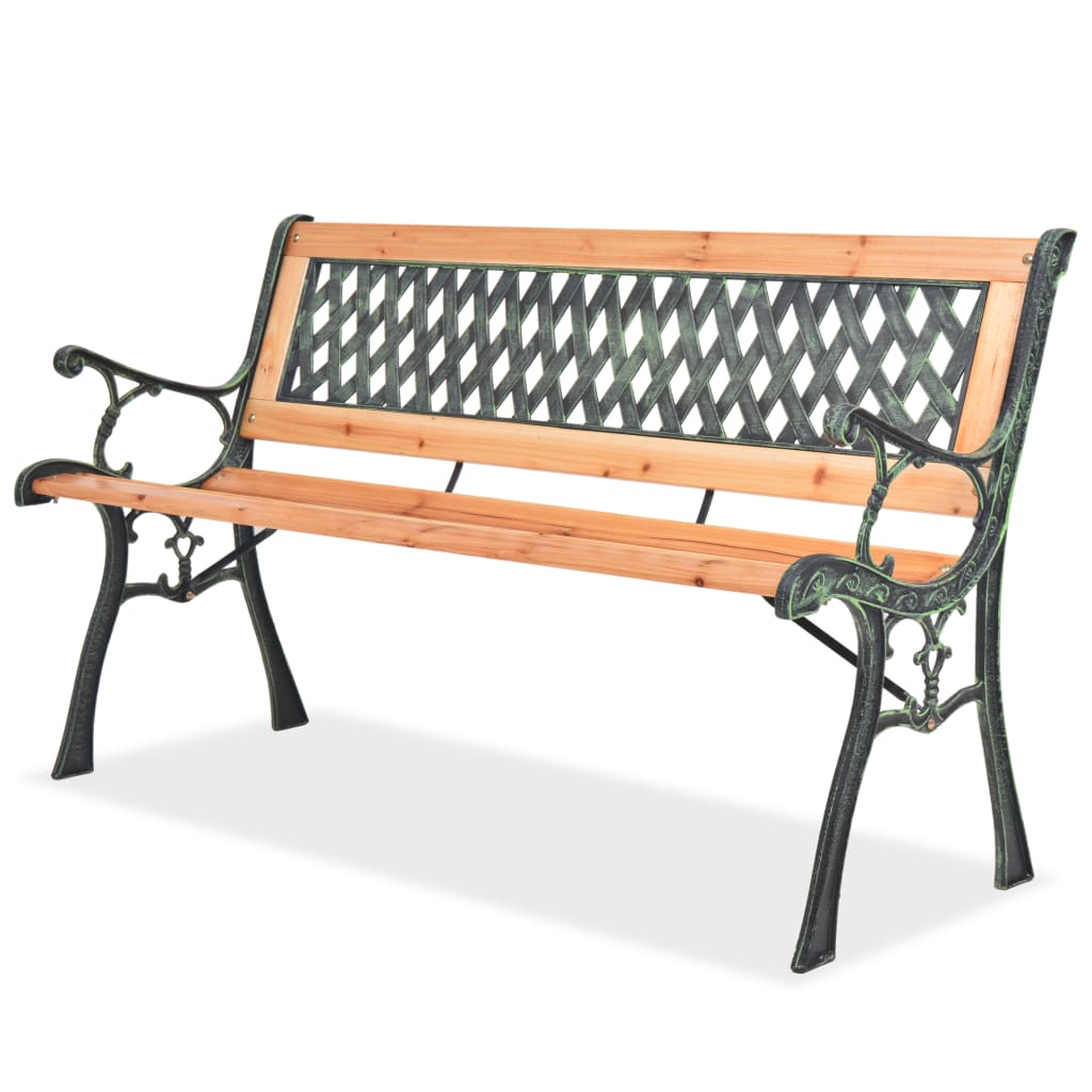 Panchina da Giardino 122 cm in Legno - homemem39