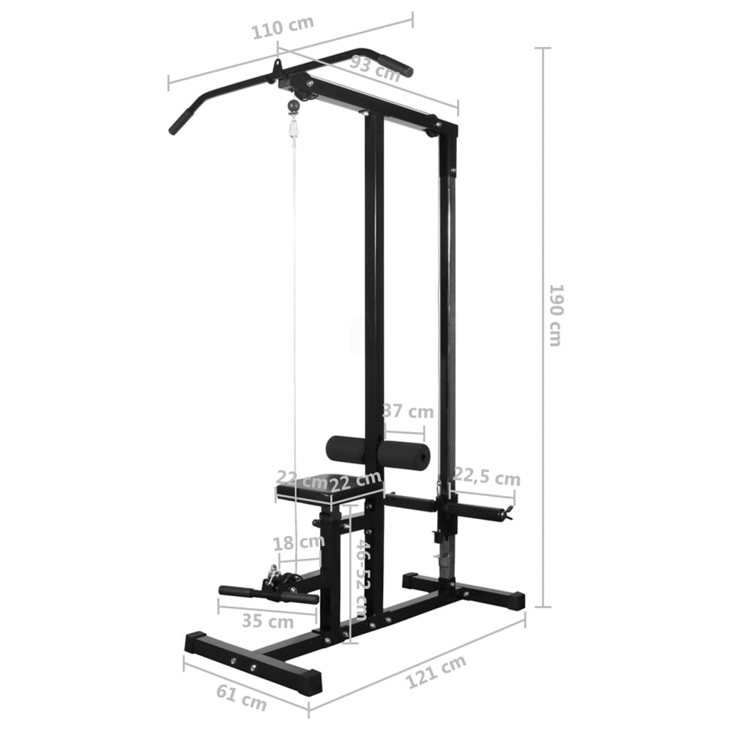 Panca Multifunzione Home-Fitness senza Pesi Palestra in Casa - homemem39