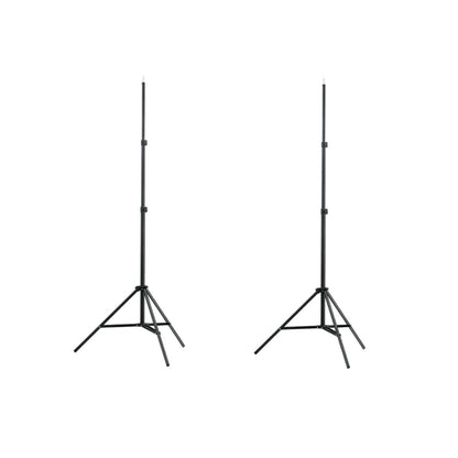 Set Stativi Fotografici 2 pz Regolabili Altezza 78-210 cm - homemem39