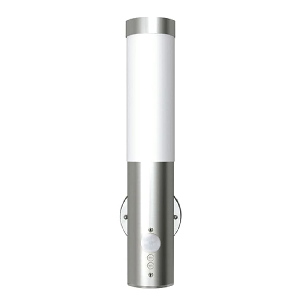 Lampioncini in acciaio inox, sensore di movimento,2 x 60w - homemem39