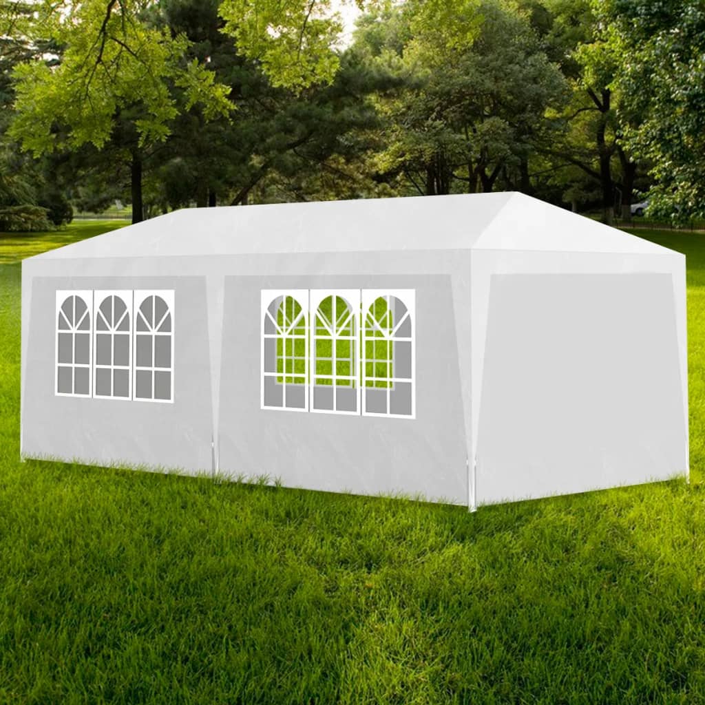 Tenda per Feste 3x6 m Bianca - homemem39