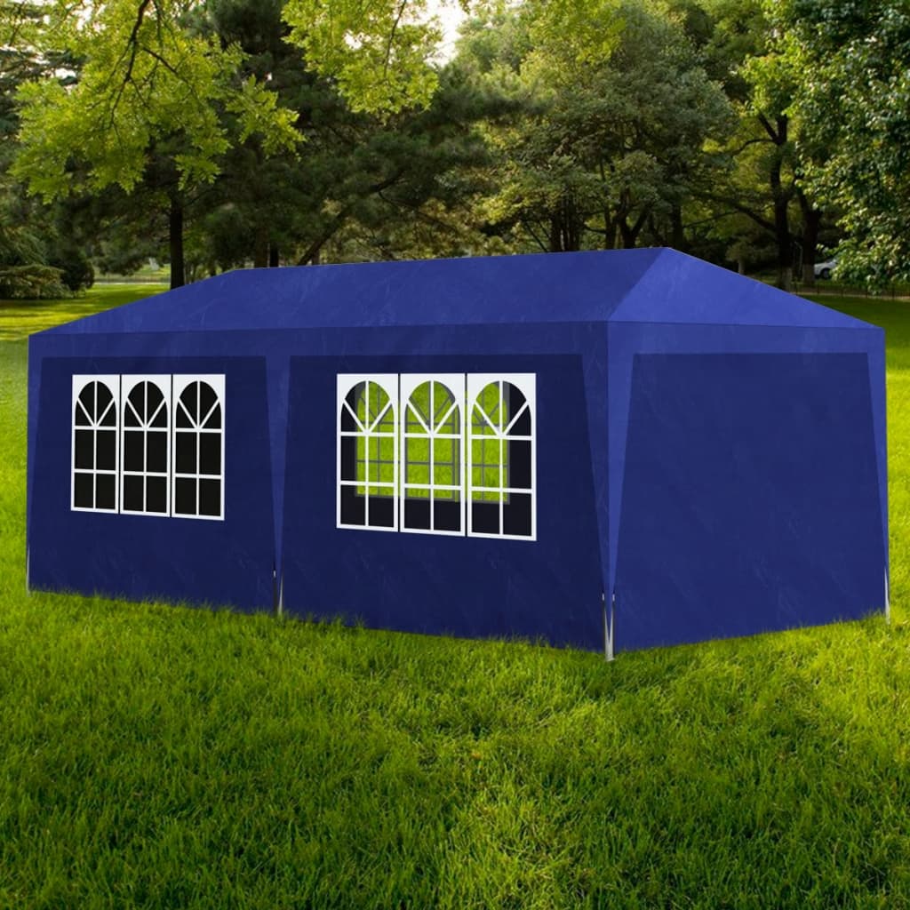 Tenda per Feste 3x6 m Blu - homemem39