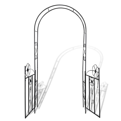 Arco con porta da giardino per piante rampicanti - homemem39