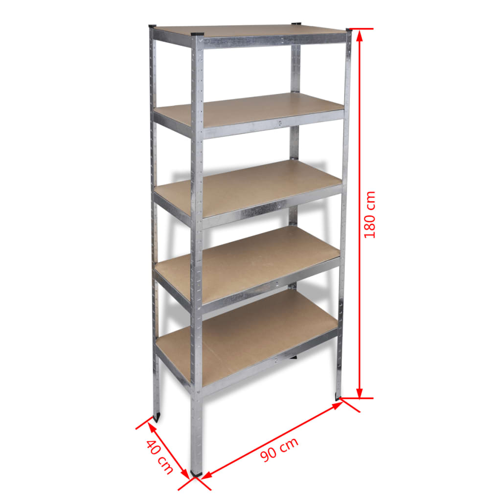 Scaffali per Garage 10 pz - homemem39