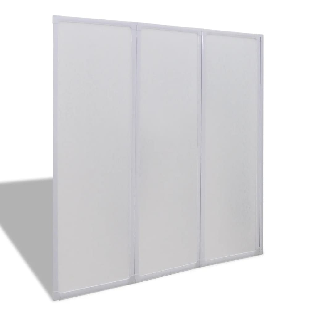 Doccia da bagno a parete 141 x 132 cm 3 Pannelli pieghevoli - homemem39