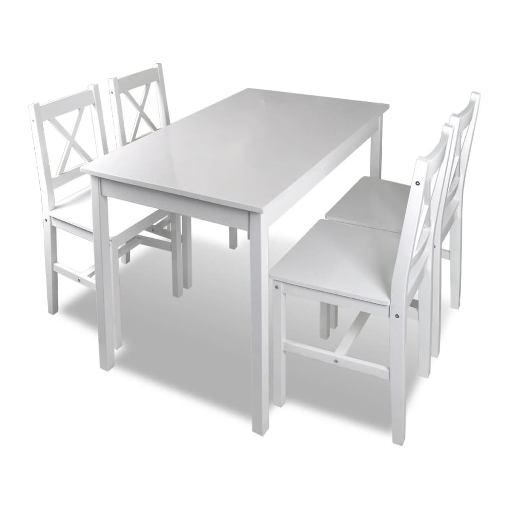 Set da Pranzo 5 pz Bianco - homemem39