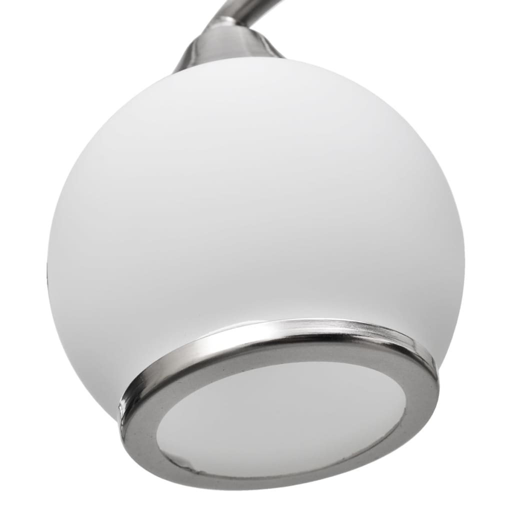 Lampada Soffitto Paralumi Vetro Tubi a Onda per 3 Lampadine E14 - homemem39