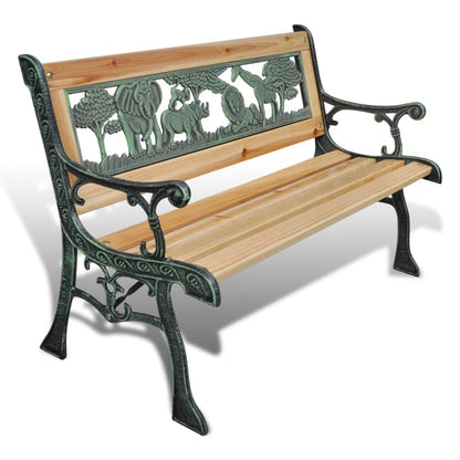 Panchina da Giardino per Bambini 84 cm in Legno - homemem39