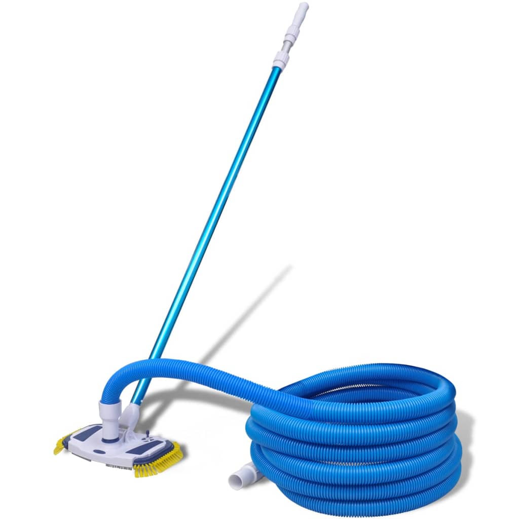 Vacuum per pulire la piscina con palo telescopico e tubo flessibile - homemem39