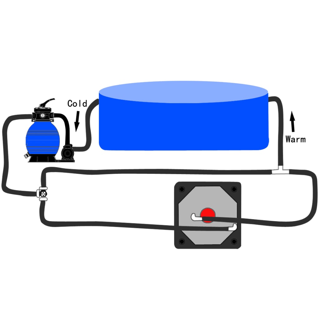 Kit Bypass per Riscaldatore Solare Piscina - homemem39